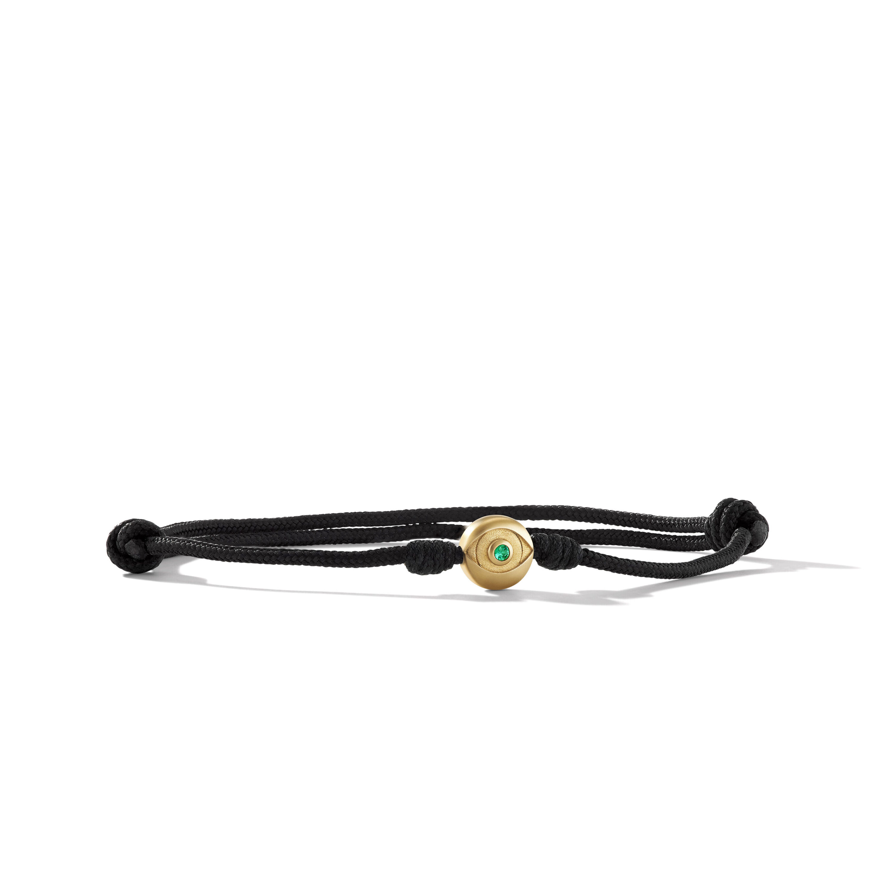 Hex Bead Bracelet with Black Onyx and 18K Yellow Gold, 6mm
