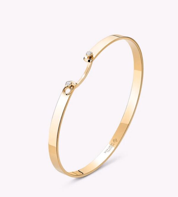 Monday Morning Mood Bangle in Yellow Gold