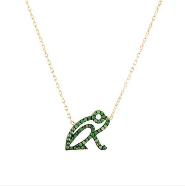 “Kiki” Green Tsavorite Coquí Necklace