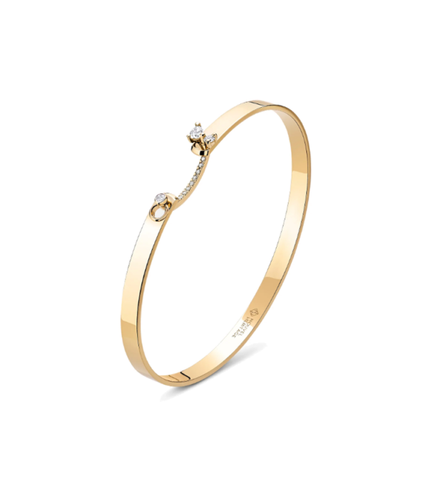 Cocktail Time Mood Bangle in Yellow Gold