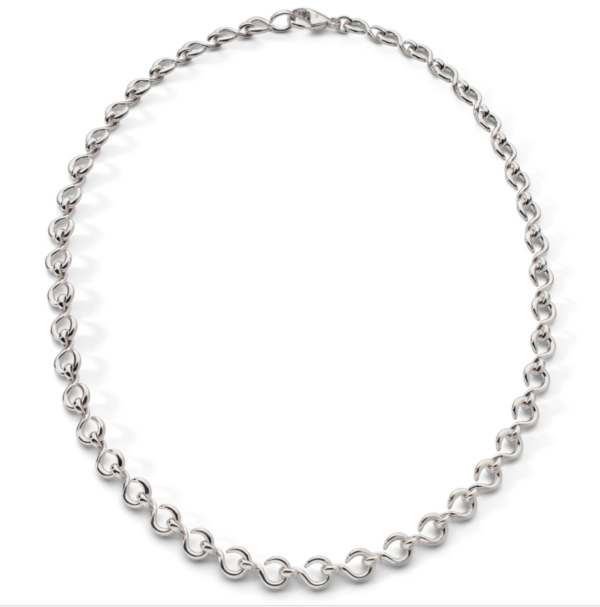 Infinity & Boundless Sterling Silver Twisted Infinity Necklace