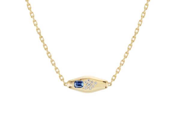 Blue Sapphire Vessel Necklace
