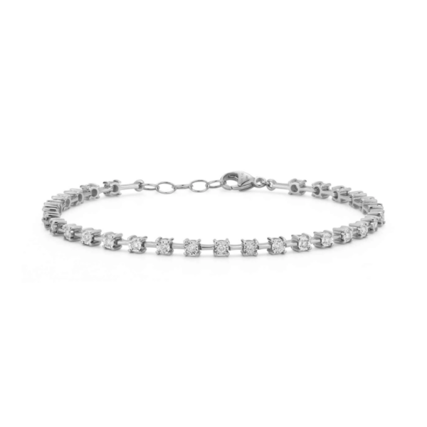 14K yellow gold Interval Tennis Bracelet