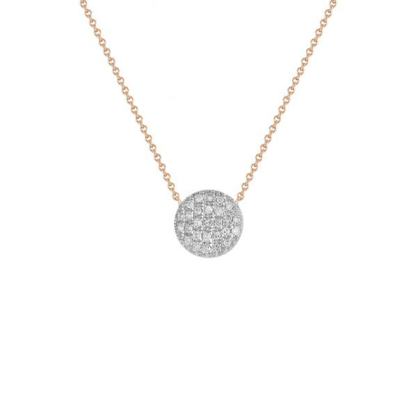 Lauren Joy Medium Disc Necklace 18'