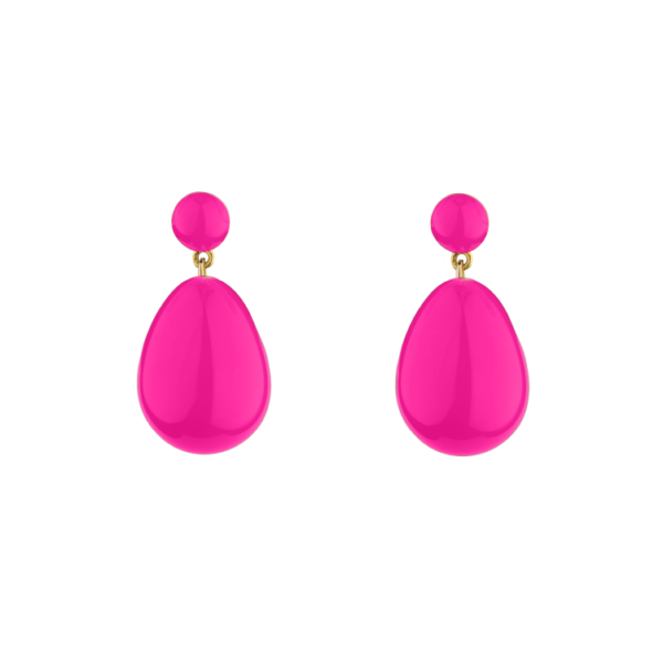 Mini Pink  Drop Earrings