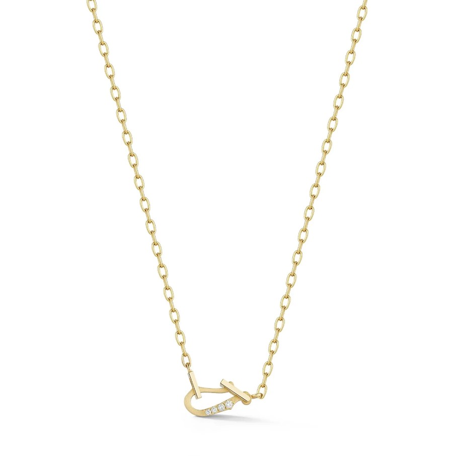 18KYG Mini Diamond Lola Necklace