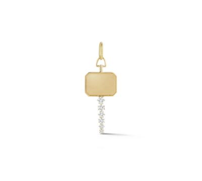 18KYG Catherine Key Charm
