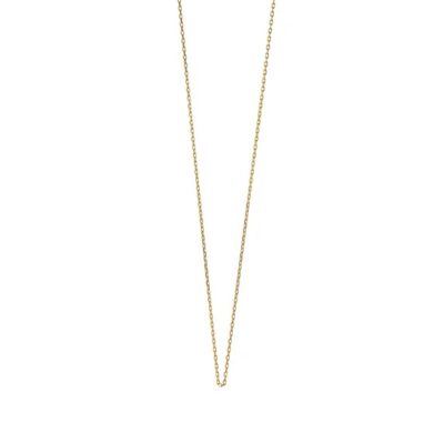 18K Yellow Gold “Jamie” Delicate Diamond Cut Chain 17'