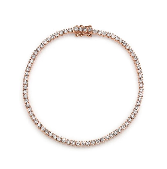 18KRG DIAMOND HEPBURN BRACELET