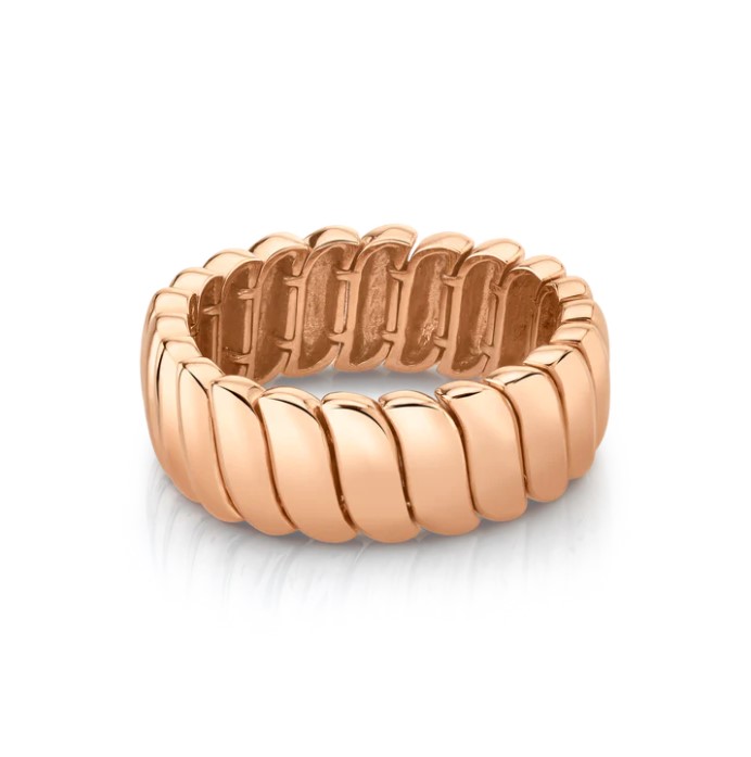 18KRG CLASSIC ZOE RING SIZE 7.5