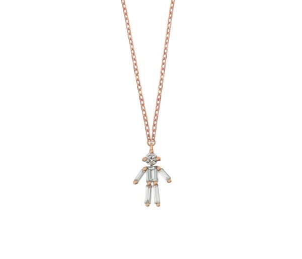 Boy Rose Gold Necklace