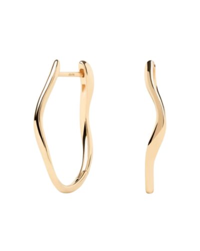 Gold Selene hoops