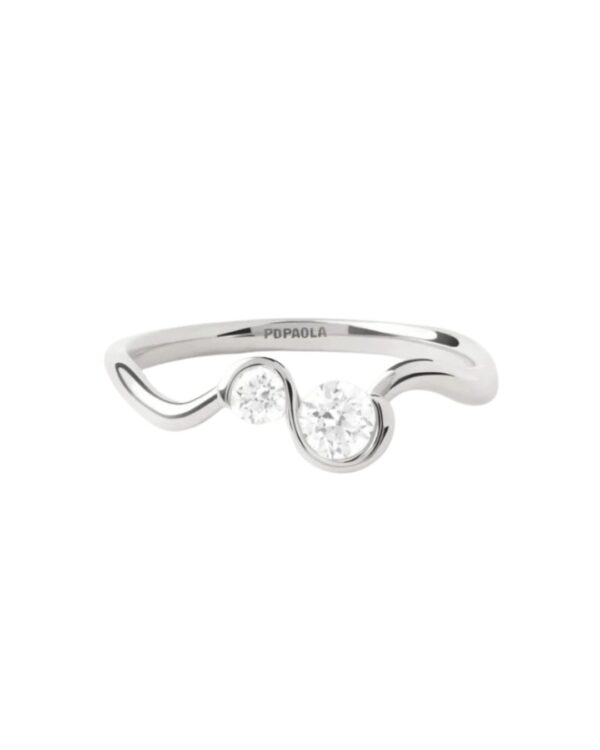 Diamonds and white gold Dafne ring size 7