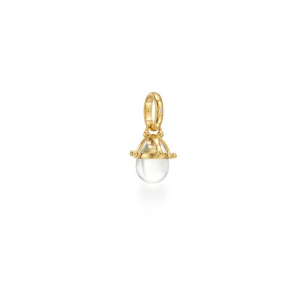 18K Granulated Amulet