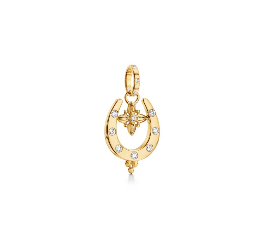 18K Horseshoe Pendant
