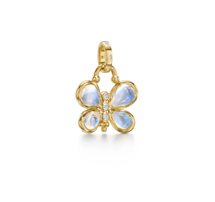 18K Luna Butterfly Pendant