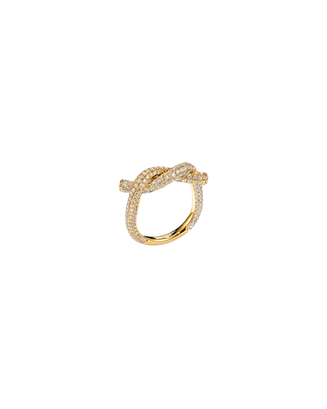 18YG  DIAMOND TIES RING