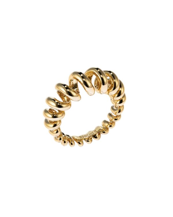 JUMBO YELLOW GOLD SLINKEE PINKY RING