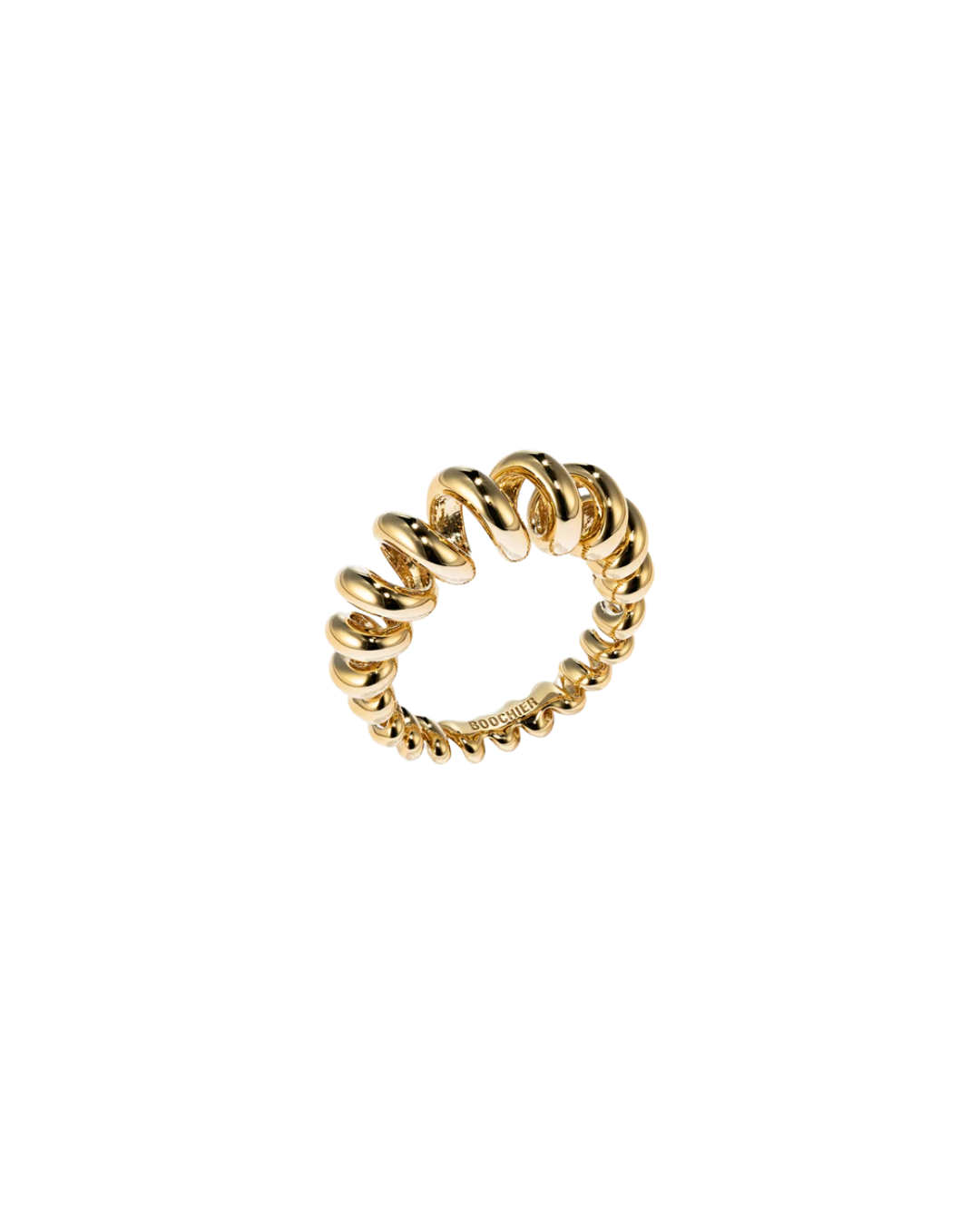 JUMBO YELLOW GOLD SLINKEE PINKY RING