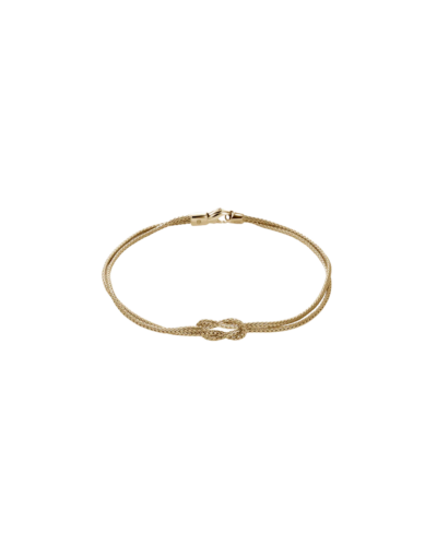 Love KnotLove Knot Bracelet, Gold, 3.6MM Size L