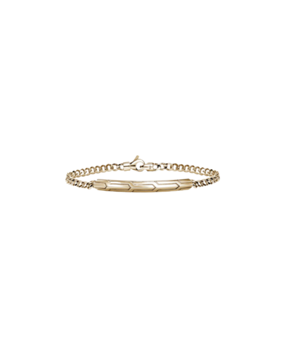 John Hardy 14K Yellow gold Icon 50 braceletIcon 50 ID Curb Bracelet, Gold, 3.9MM Size M