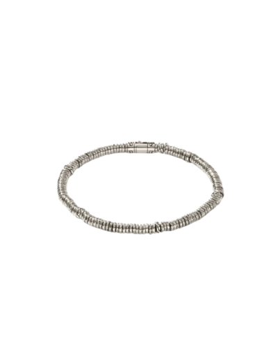 Heishi Bracelet, Sterling Silver Size M