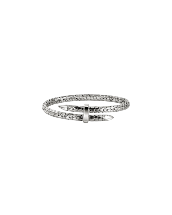 Spear Flex Cuff, Sterling Silver, Size XS
