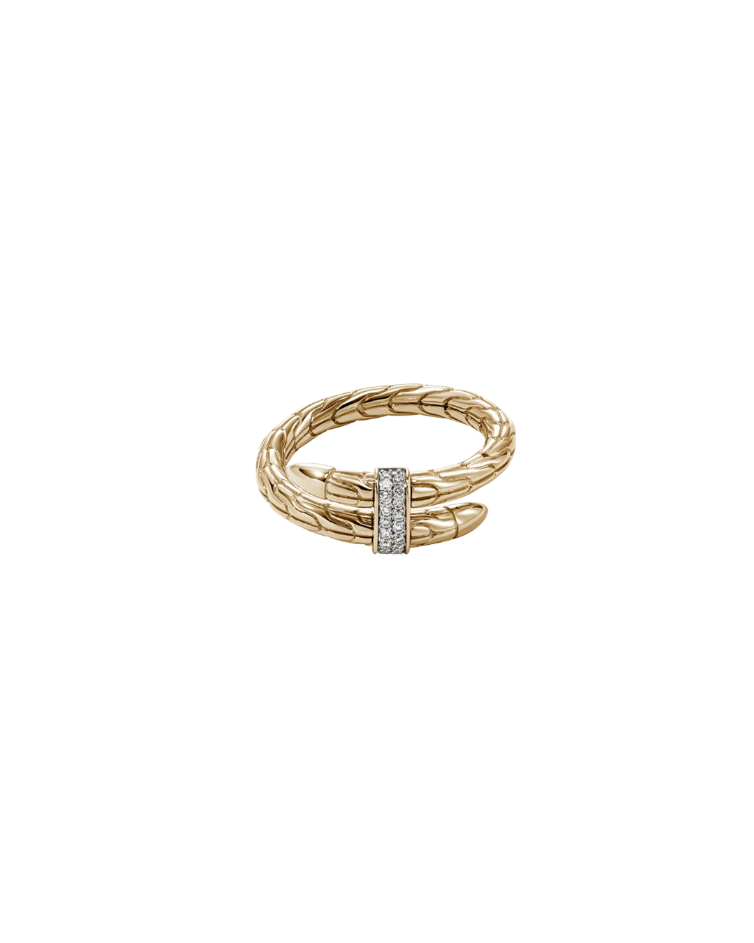 Spear Ring, Gold, Diamonds, Size 7