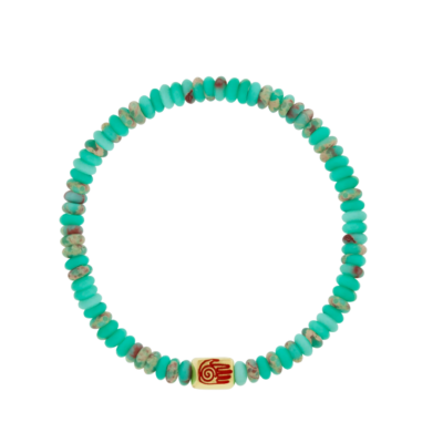 HEALER Ingot on Jasper Bead Bracelet