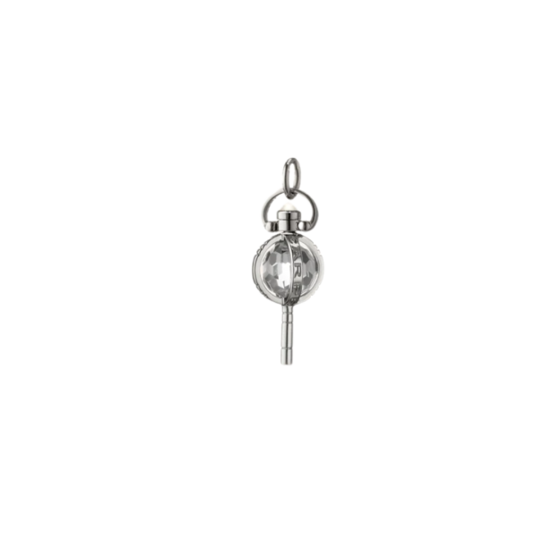 Mini Carpe Diem Sterling Silver Key Pendant