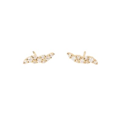 Diamonds and Gold Natura Earrings