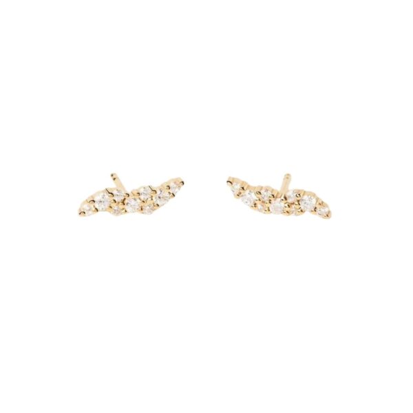 Diamonds and Gold Natura Earrings