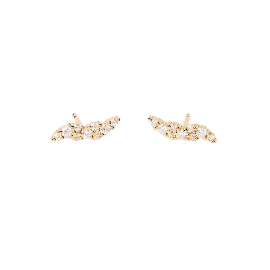 Diamonds and Gold Natura Earrings