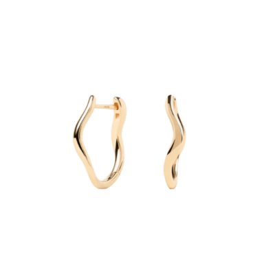 Gold Mini Selene hoops