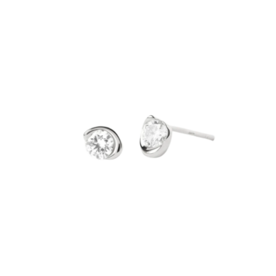 Diamonds and white gold Delia stud earrings