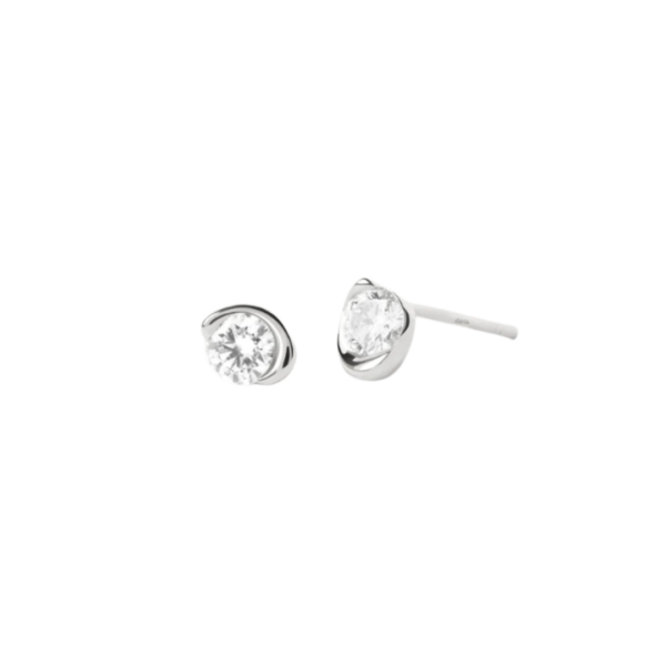 Diamonds and white gold Delia stud earrings