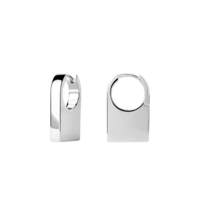 Chicago silver hoops