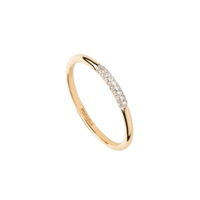 Diamonds and gold Nora ring, Size 5.5