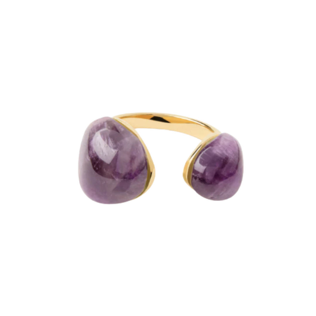 The PDPAOLA Gravity RingAmethyst Gravity Ring, Size 8