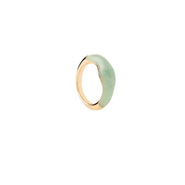 Green aventurine Nami ring size 6