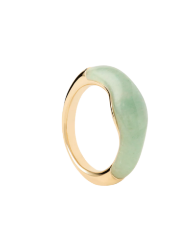 Green aventurine Nami ring size 8