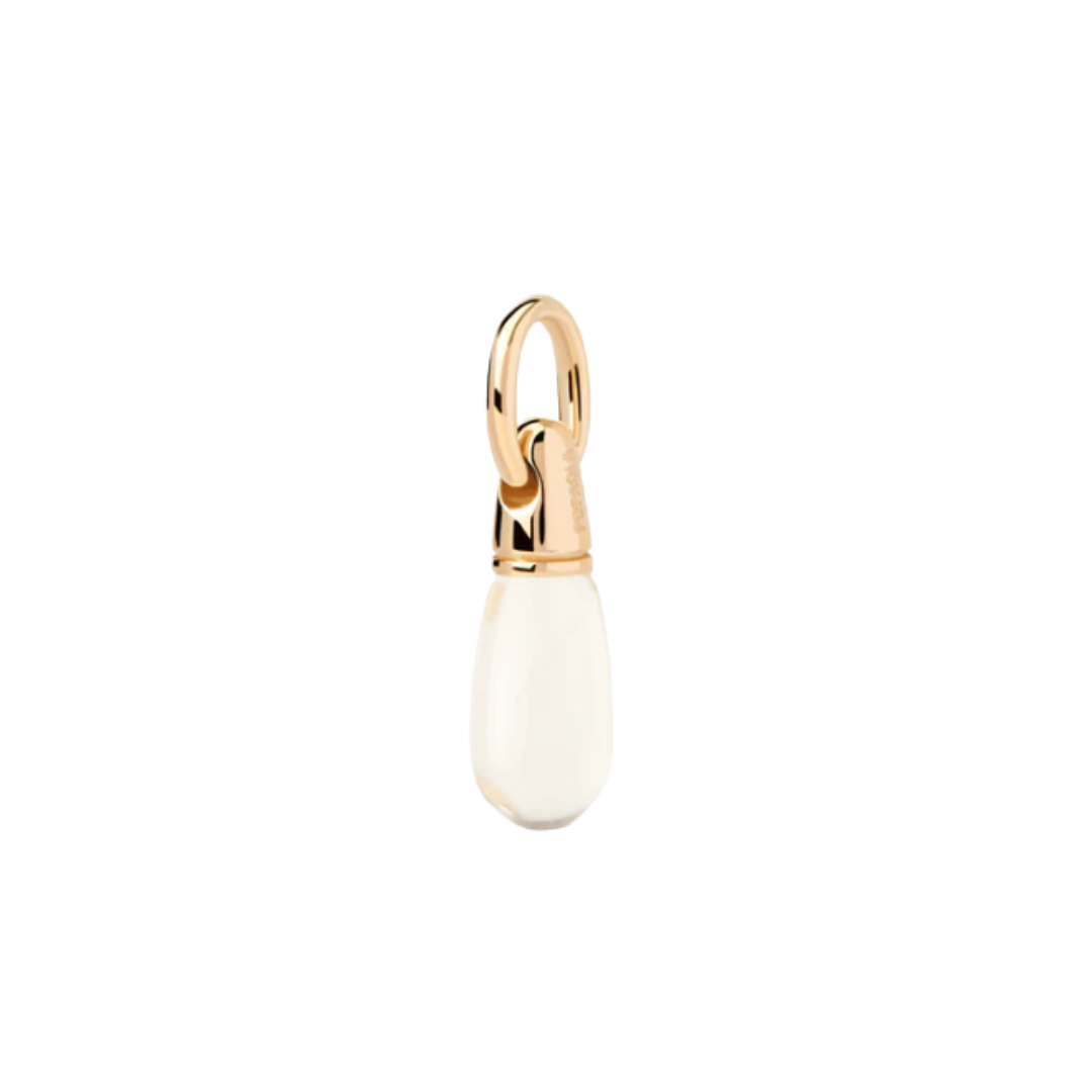 Rock crystal Drop pendant
