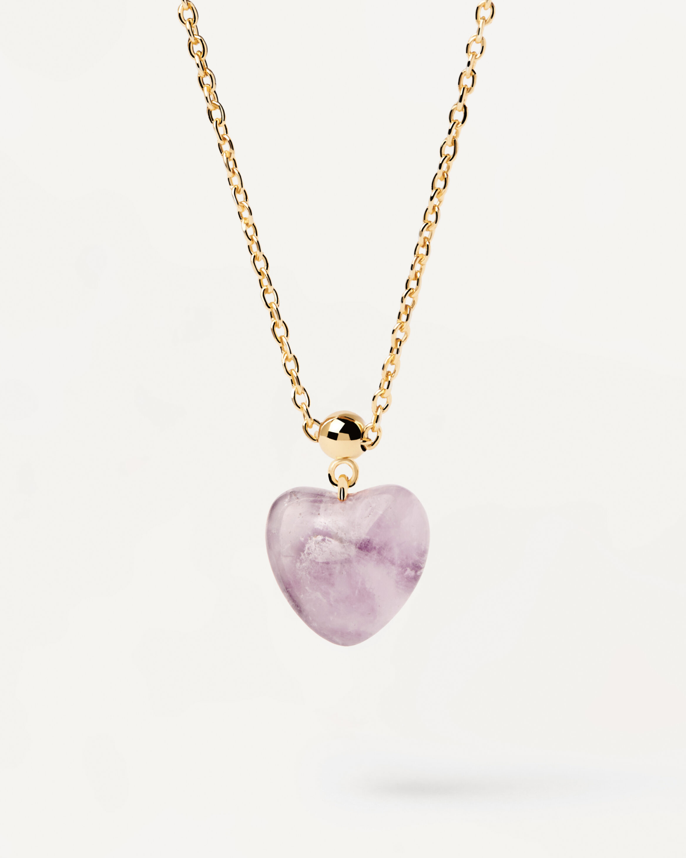 Amethyst Heart Charm