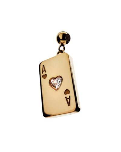 Ace of hearts charm