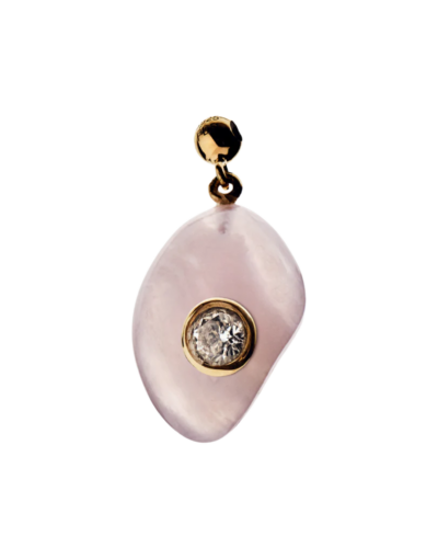 Love Rose Quartz charm