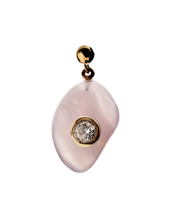 Love Rose Quartz charm