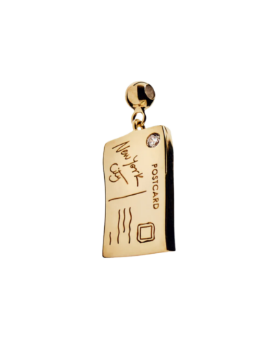 NY Postcard charm
