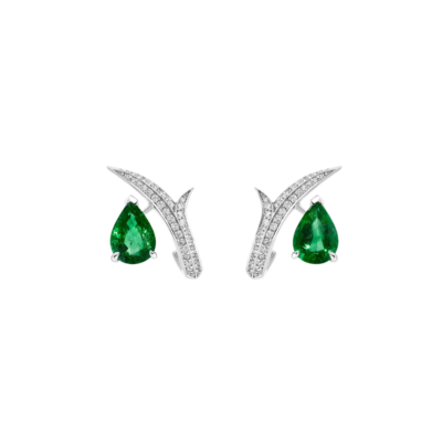 Thorn Embrace Pear Studs