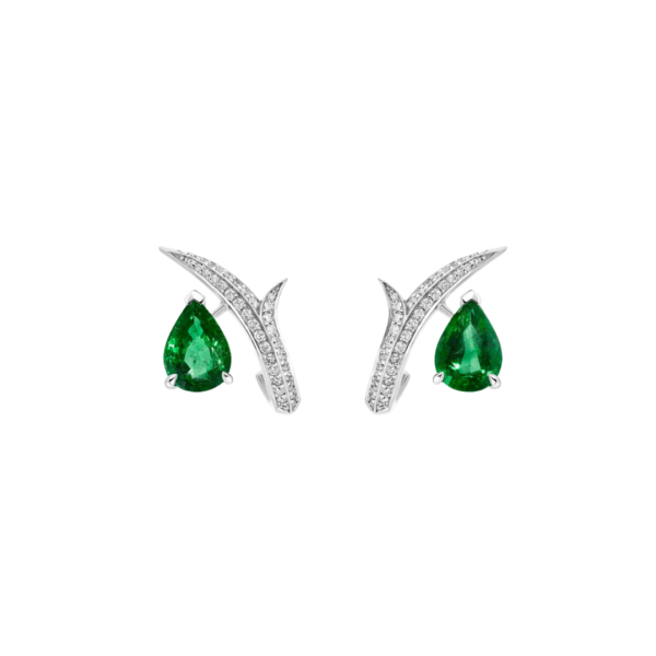 Thorn Embrace Pear Studs