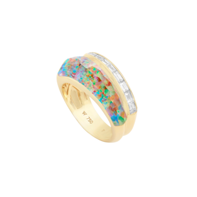 Crystal Haze Shard Slimline Ring Size 7